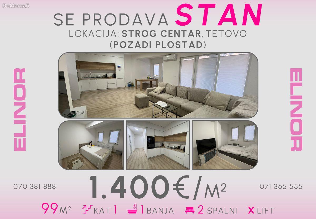 Se prodava stan vo centar vo Tetovo