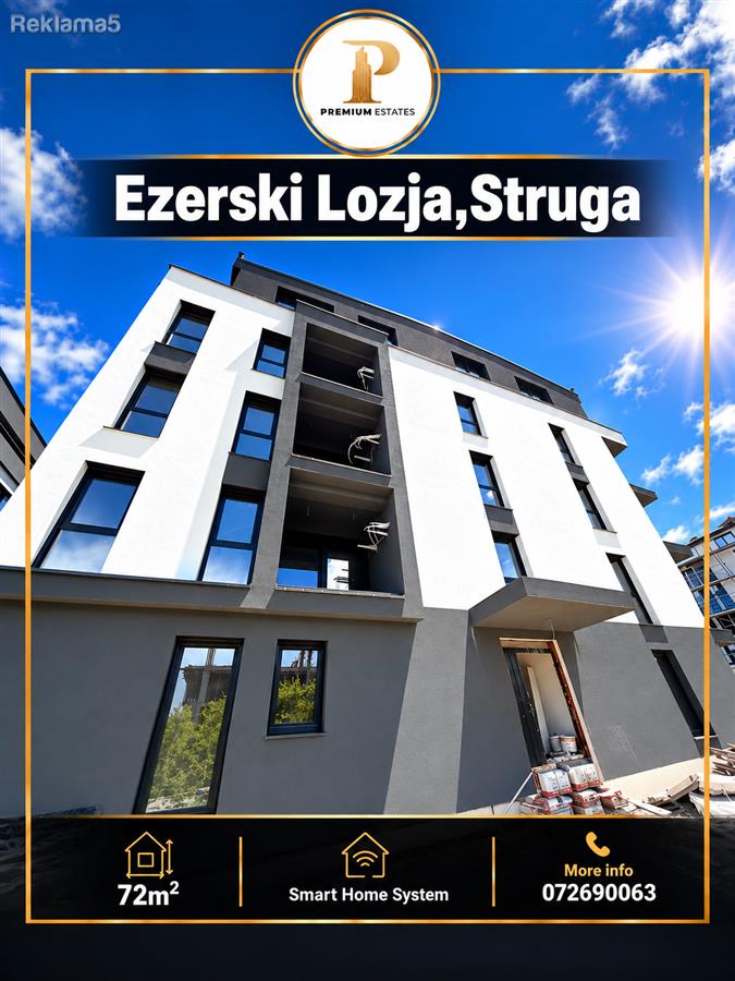Se prodava stan od 72m2 vo Ezerski Lozja,Struga