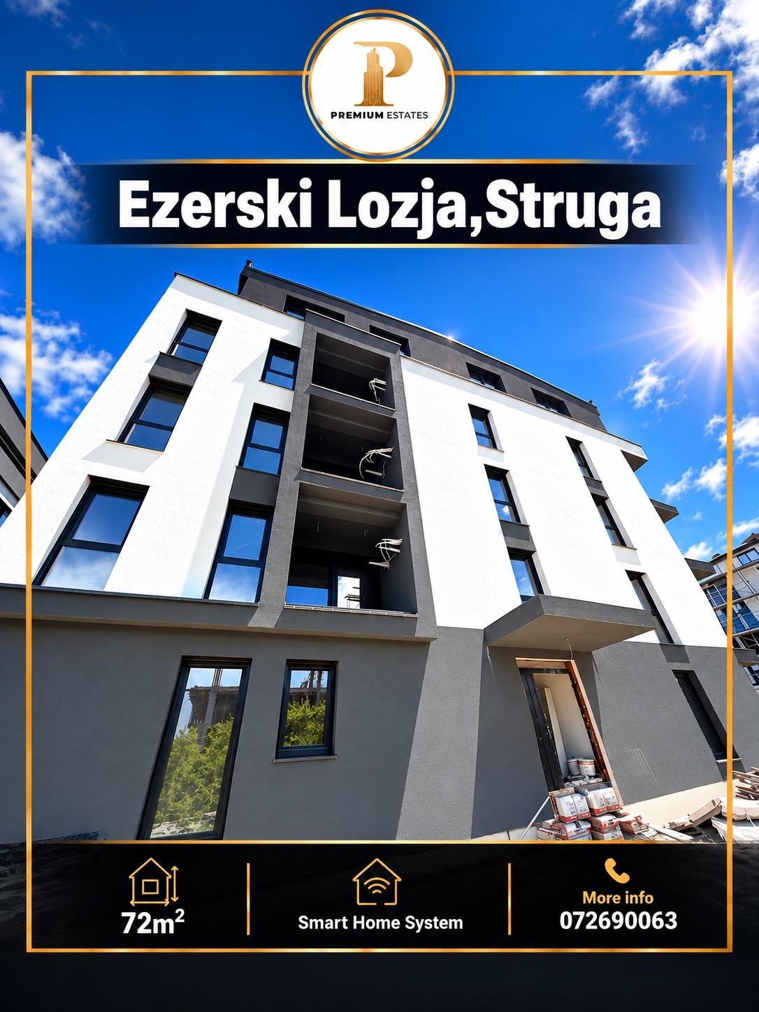 Se prodava stan od 72m2 vo Ezerski Lozja,Struga