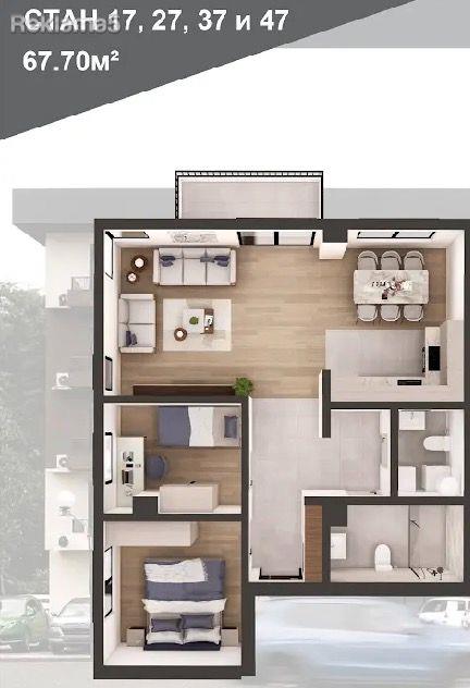 Apartment for sale in Kavadarci