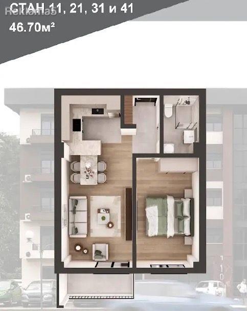 Apartment for sale in Kavadarci