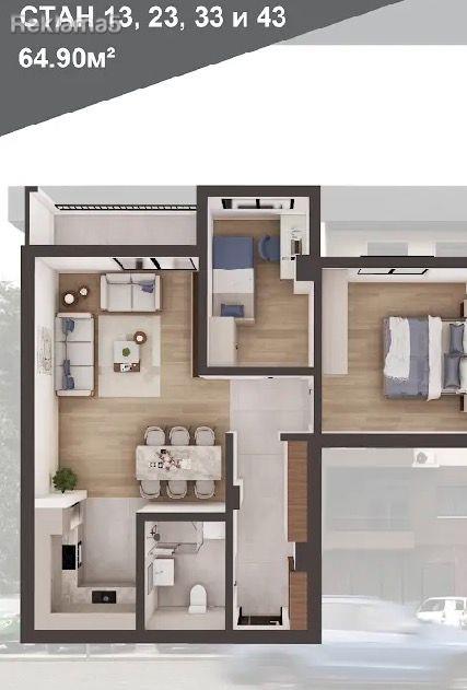 Apartment for sale in Kavadarci