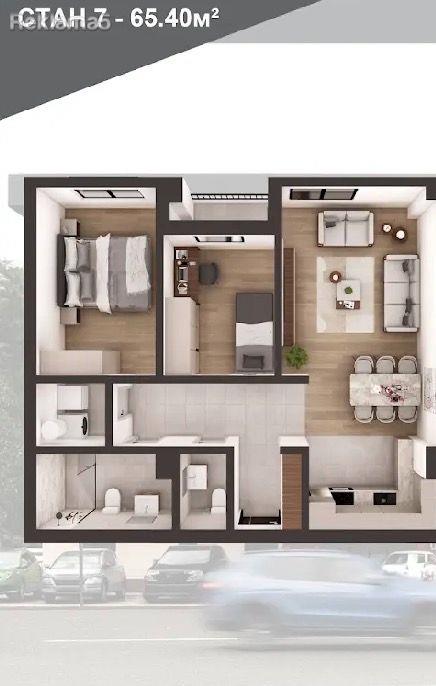 Apartment for sale in Kavadarci