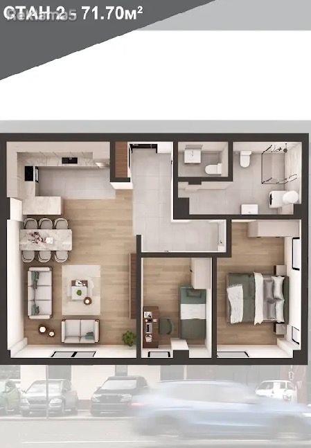 Apartment for sale in Kavadarci