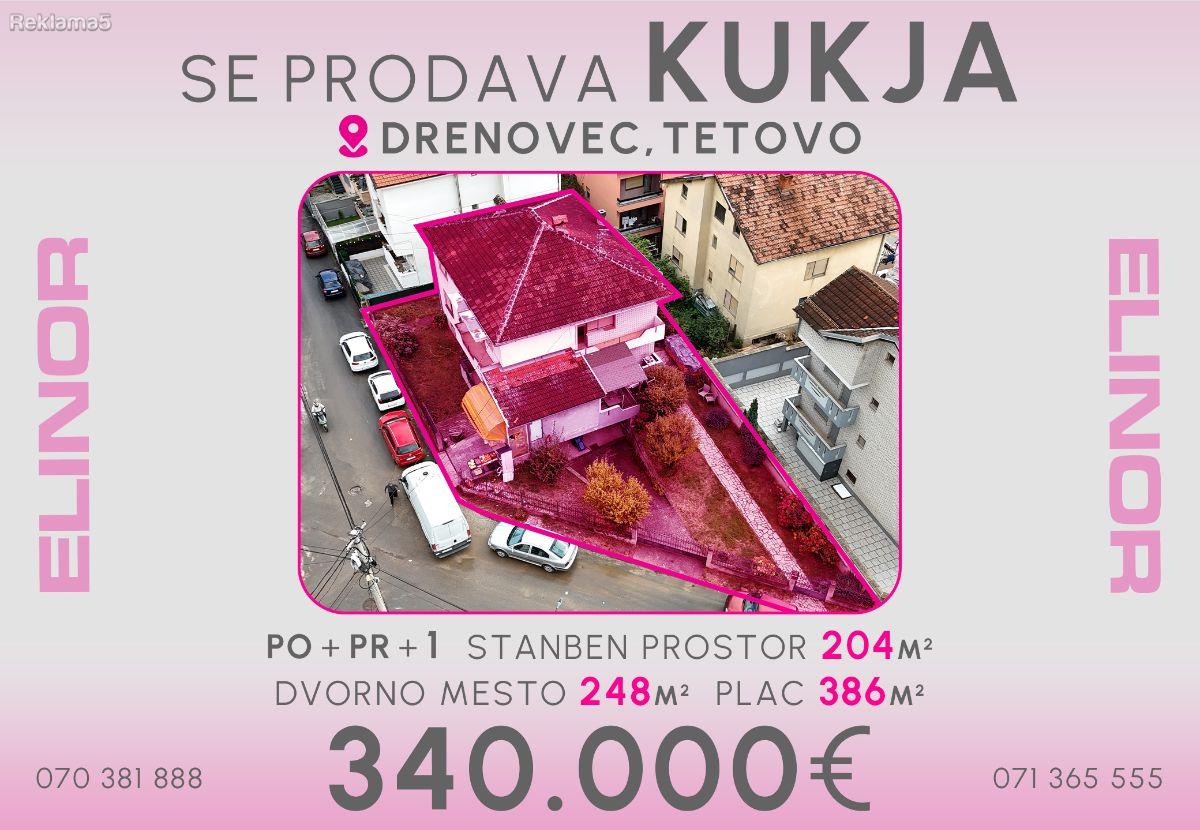 Se prodava kukja vo Drenovec, Tetovo