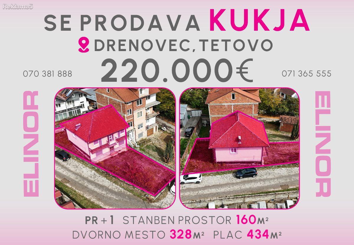 Se prodava kukja vo Drenovec, Tetovo